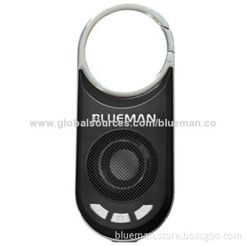 Keychain-shaped Bluetooth Speaker with Handsfree Phone Function
